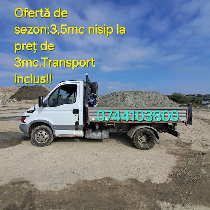 Transport Nisip,Piatra,Pământ R.E.C(rapid eficient, corect)