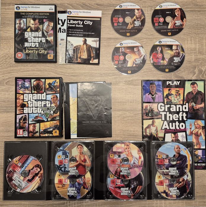 GTA 5/V + GTA 4/IV Complete Edition + BONUS