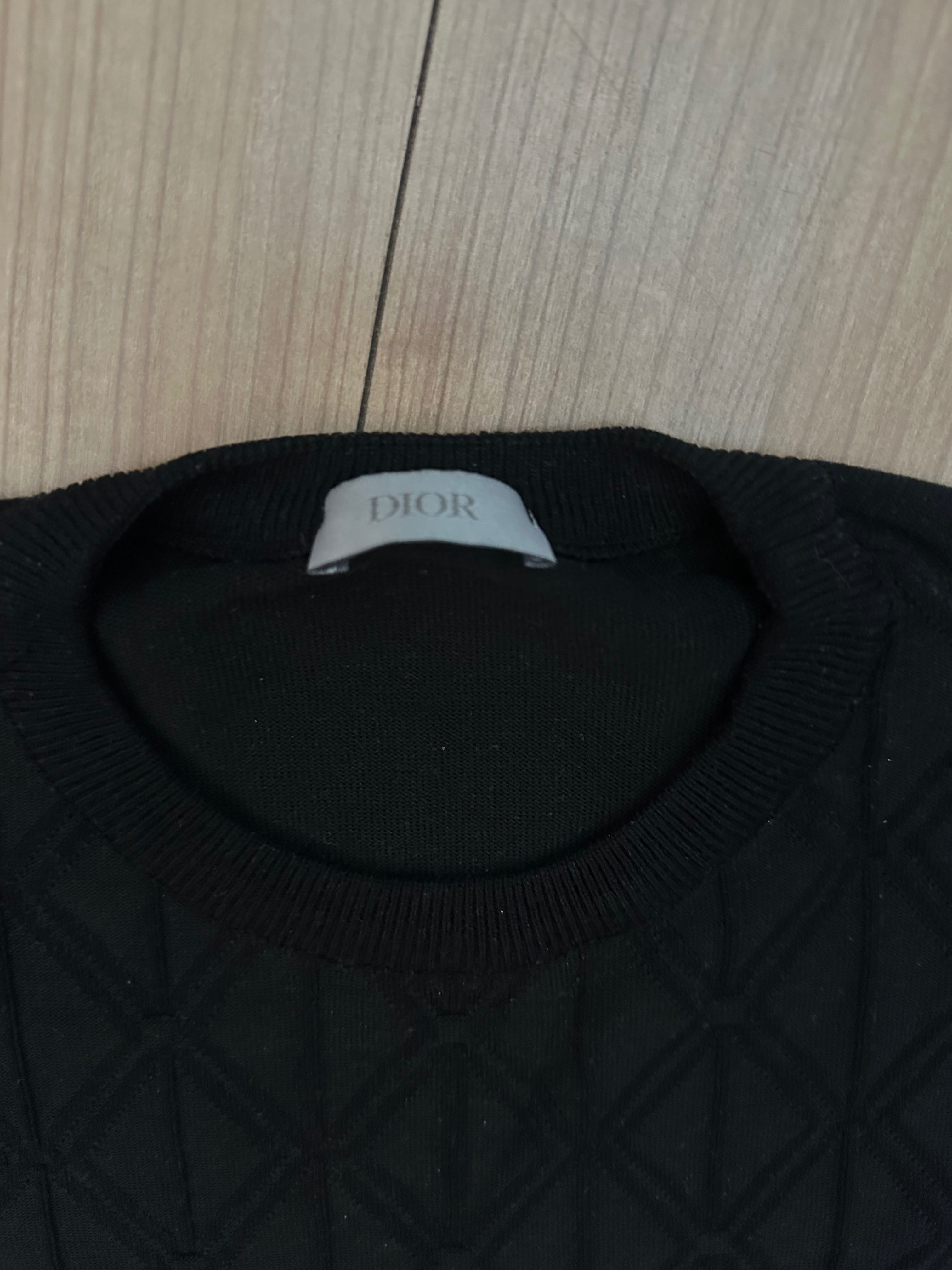 тениска на DIOR черна