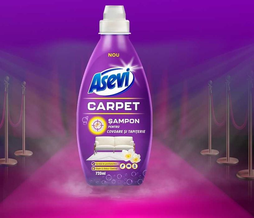 10 produse Asevi Carpet, șampon ptcurățarea covoarelor și tapițeriei