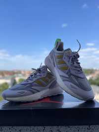 Adidas ZX 2K Boost 2.0 Purple Tint Semi Solar Gold Matte Silver