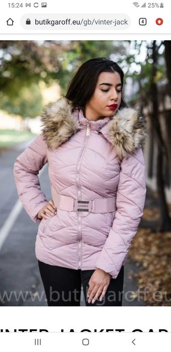 Garoff зимно яке, розово Ново