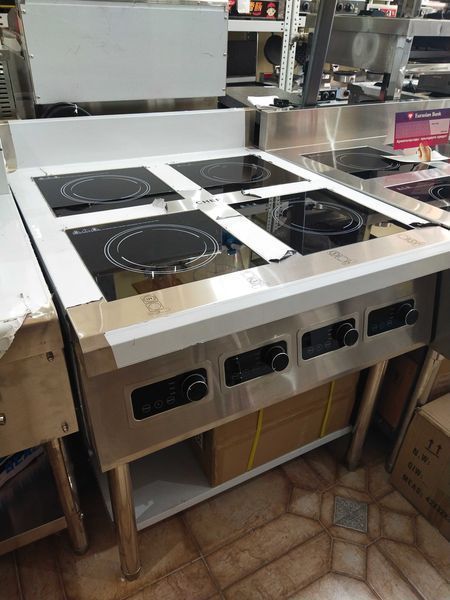 Плита индукционная 4 конфорки Плита электрическая