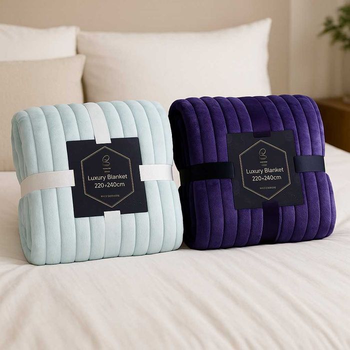 ПРОМОЦИЯ! Луксозно двойно одеяло Luxury Blanket 220x240 см - 2 броя