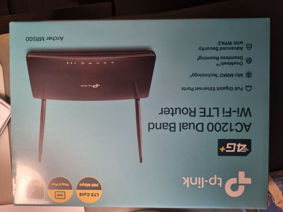 Router TP-Link Archer MR500 AC1200,Dual Band, LTE 4G+ Cat6