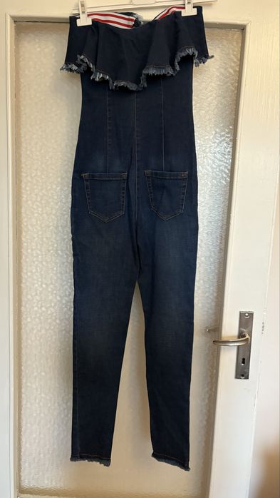 Гащеризон с цип и голи рамене р-р ХС/С