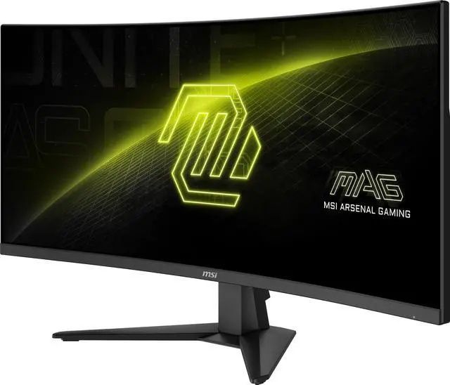 MSI MAG345CQR kavisli oʻyin monitori UWQHD(3440x1440) 34" 180Hz VA, AM