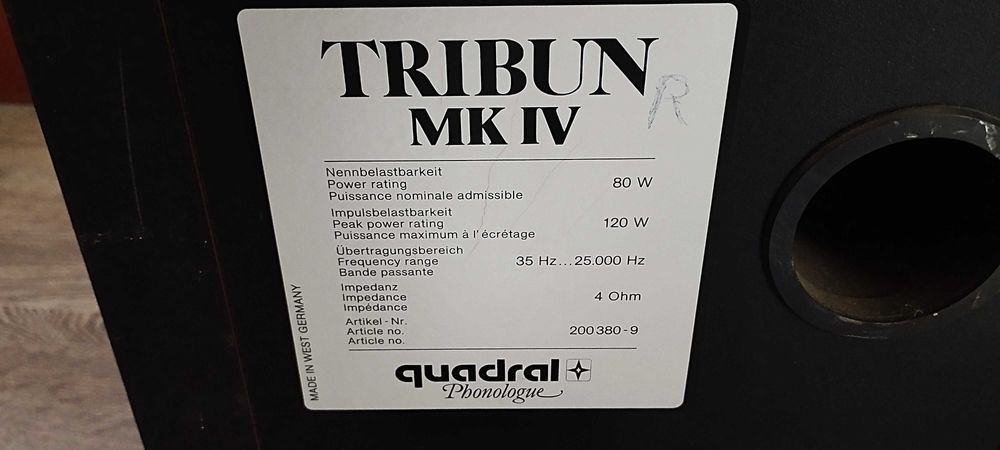 Тонколони Quadral Tribun MK 4