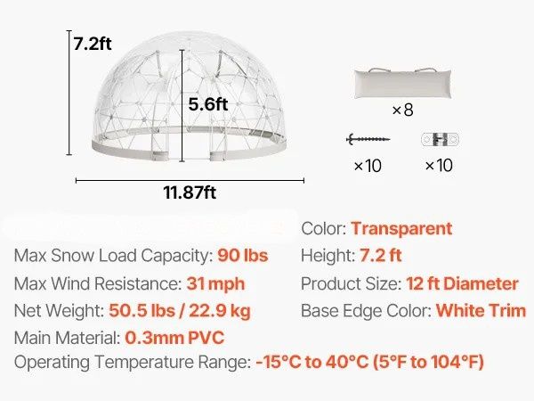 Iglu Dom Geodezic Terase Restaurante