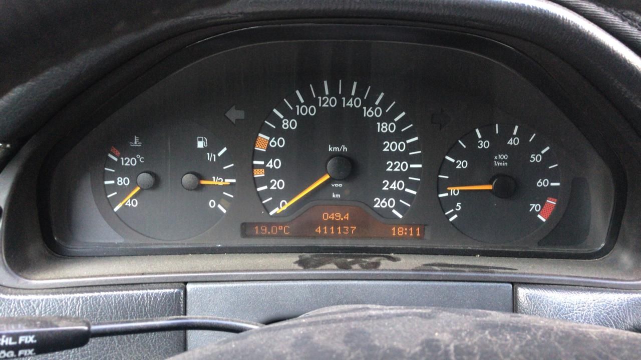 Ремонт щитков приборов мерседес w 124... 190...202...210...