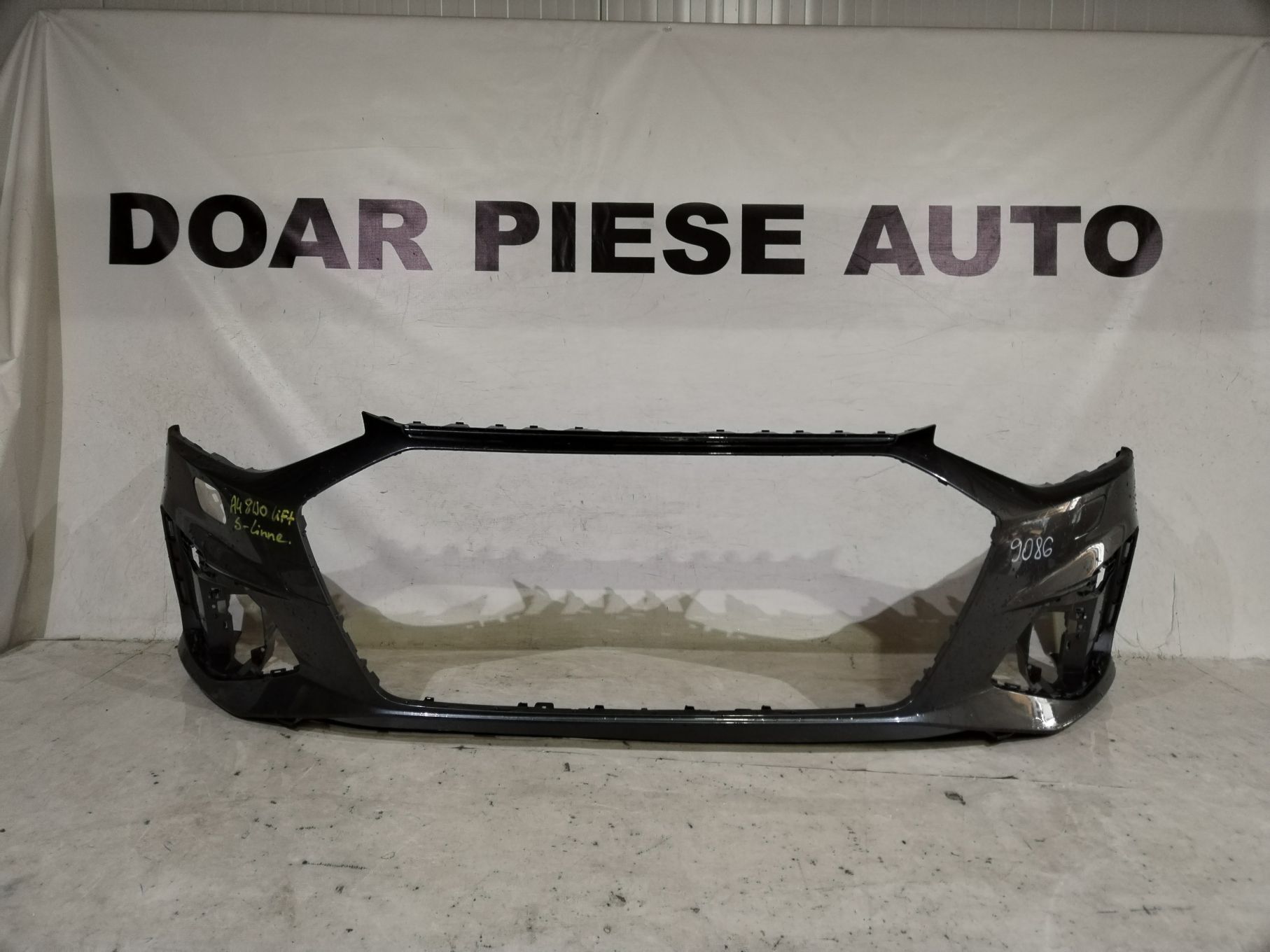 Bara fata Audi A4, B9, facelift, S-Line, 2020, 2021, 2022, 2023, 2024, 2025, cod origine OE 8W0807437AQ.