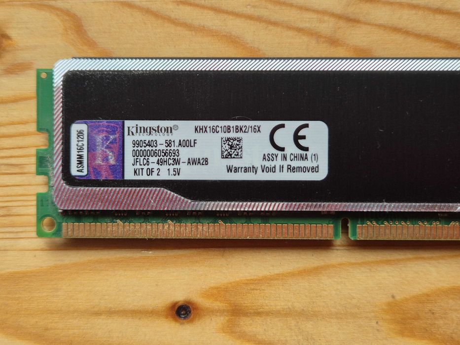 Kit memorie RAM KINGSTON DDR3-1600 CL10 2 X 8Gb