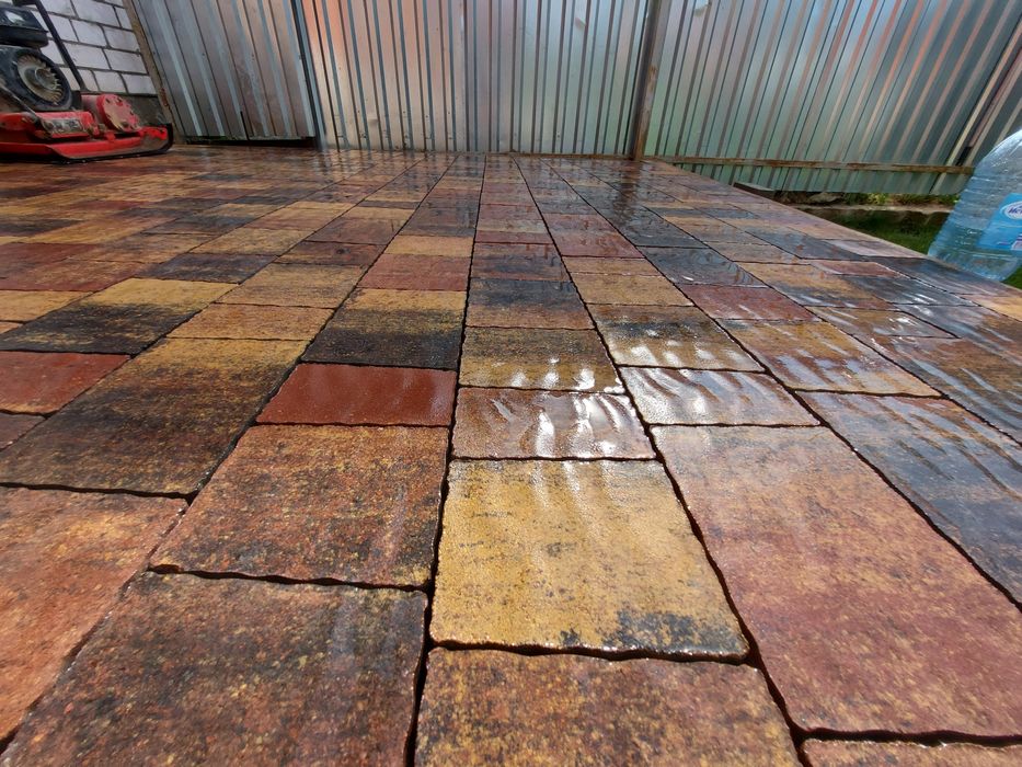 Укладка тротуарной плитки