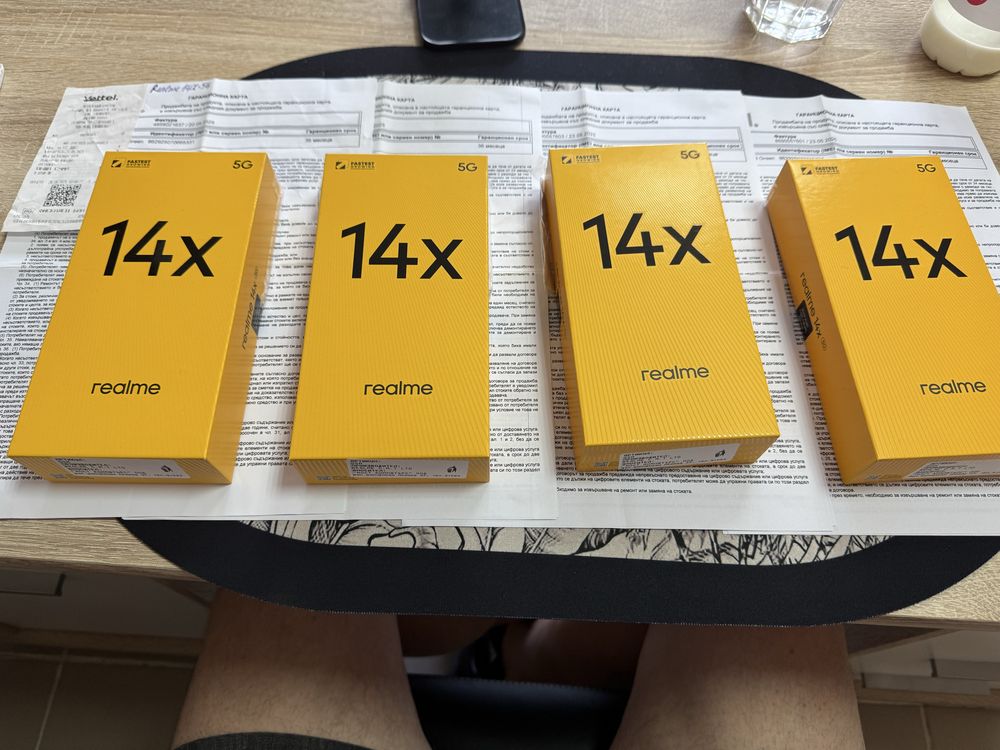 Realme 14x 5G 6/128gb - чисто нови с 3 год гаранция от Yettel