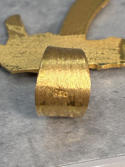 Златна висулка Калашник - 18к