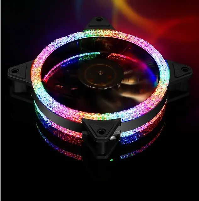 Алмазный RGB кулер для компьютера 120мм