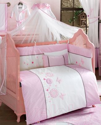 Комплект пастельного белья Kidboo Sweet в кроватку