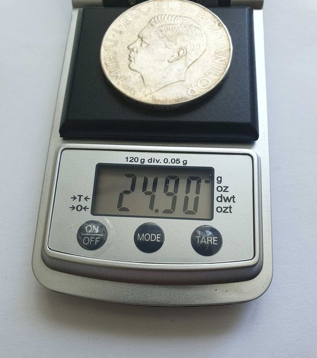 Moneda 500 le1 1941, argint, Regele Mihai