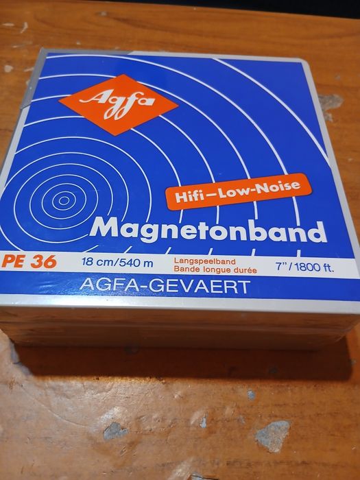 Benzi magnetofon 18cm agfa noi sigilate