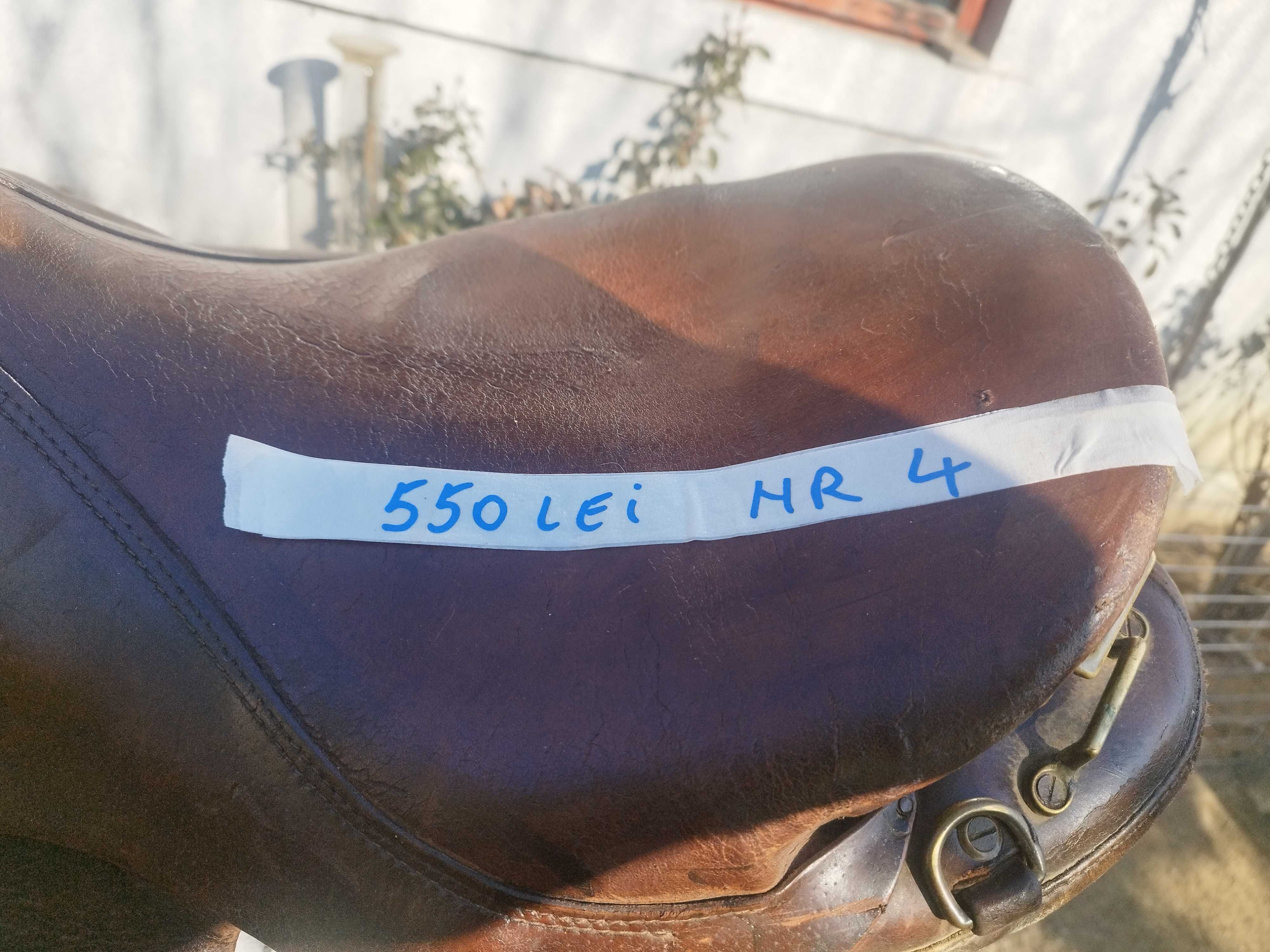 Șa de piele originala călărie echitatie
