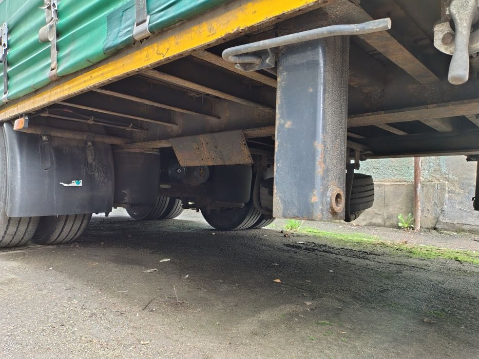 Remorca tandem jumbo 7.7x2.5x3.1 decopertabila stâlpi spate detașabili