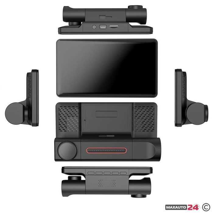 Camera DVR Frontala + interior + spate  Full HD de 4"