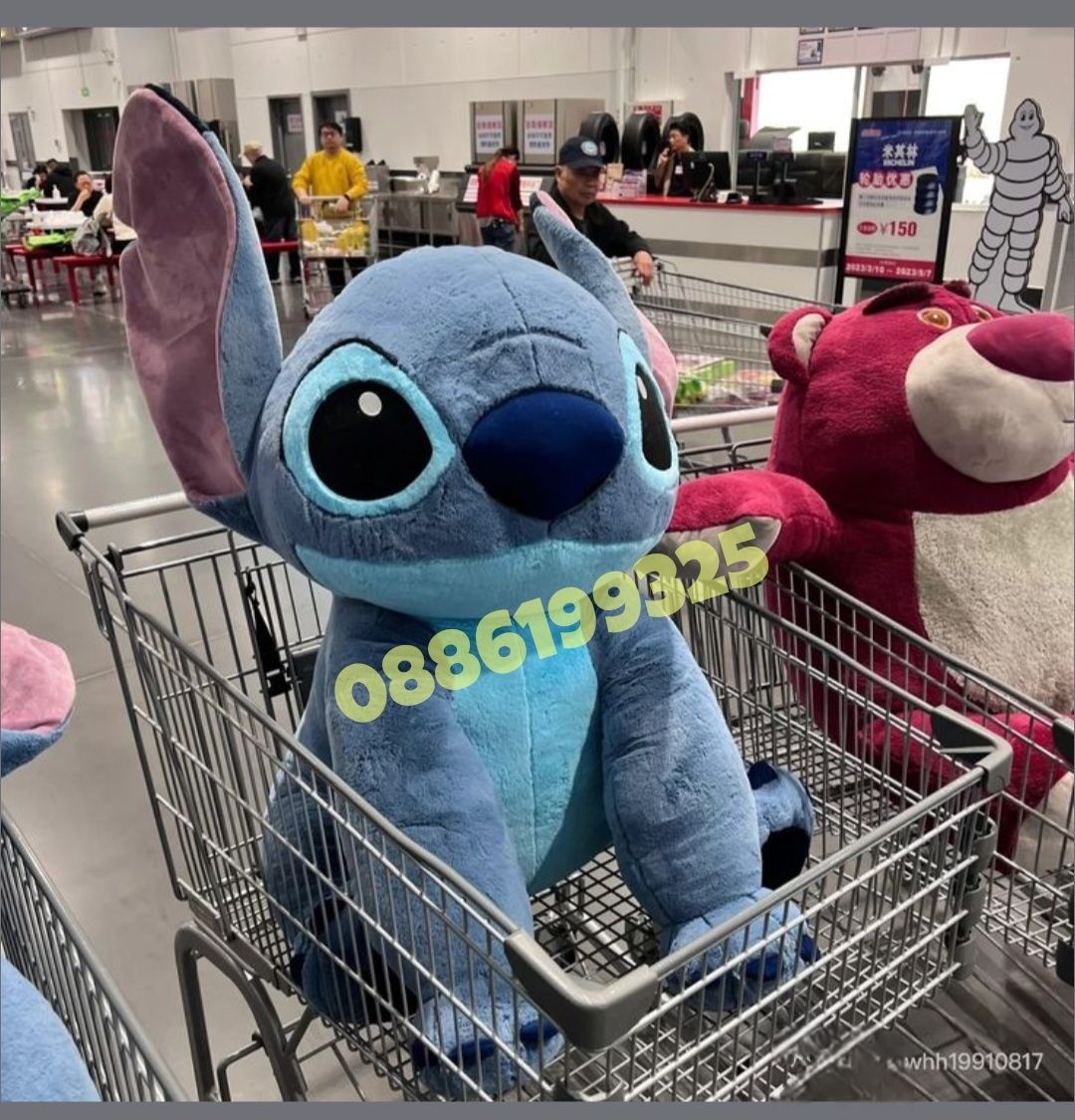 Гигантски плюшен Стич 120см, Голям Плюшен Стич 120cm Stitch