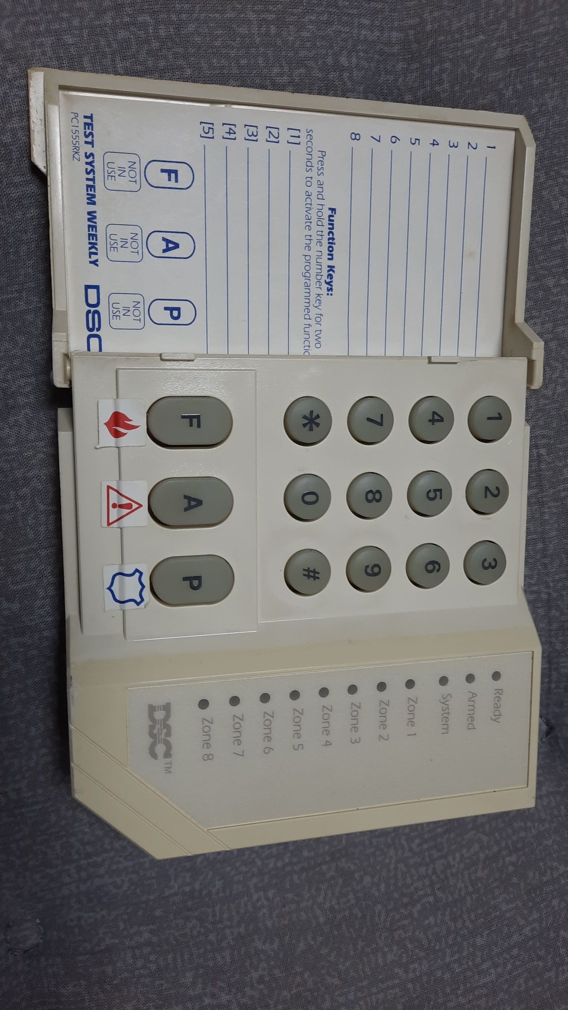Tastatura alarma DSC PC1555RKZ, utilizata