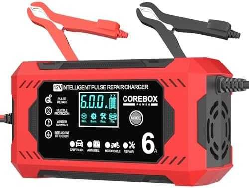 12V 6A интелигентно зарядно за акумулатор с пулс ремонт и поддръжка