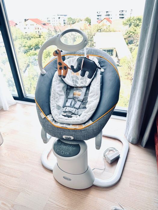 Leagan Graco - All Ways Soother, gri/alb Utilizat 0+luni