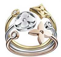 Позлатен пръстен “Louis Vuitton” 750/18К