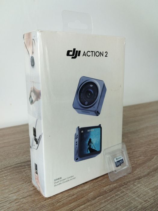 Dji action 2 Dual-Screen Combo+sd card 128gb