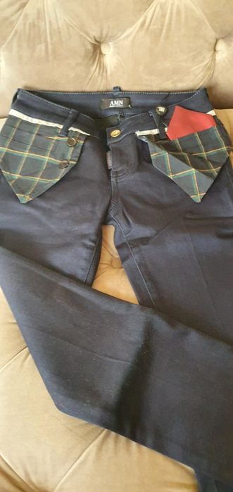 Pantaloni Amnesia cu elastan birou