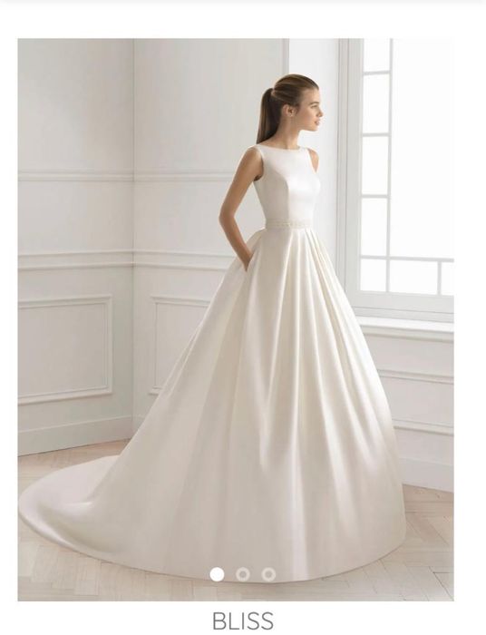 Vand rochie de mireasa Bliss Mikado Aire Barcelona