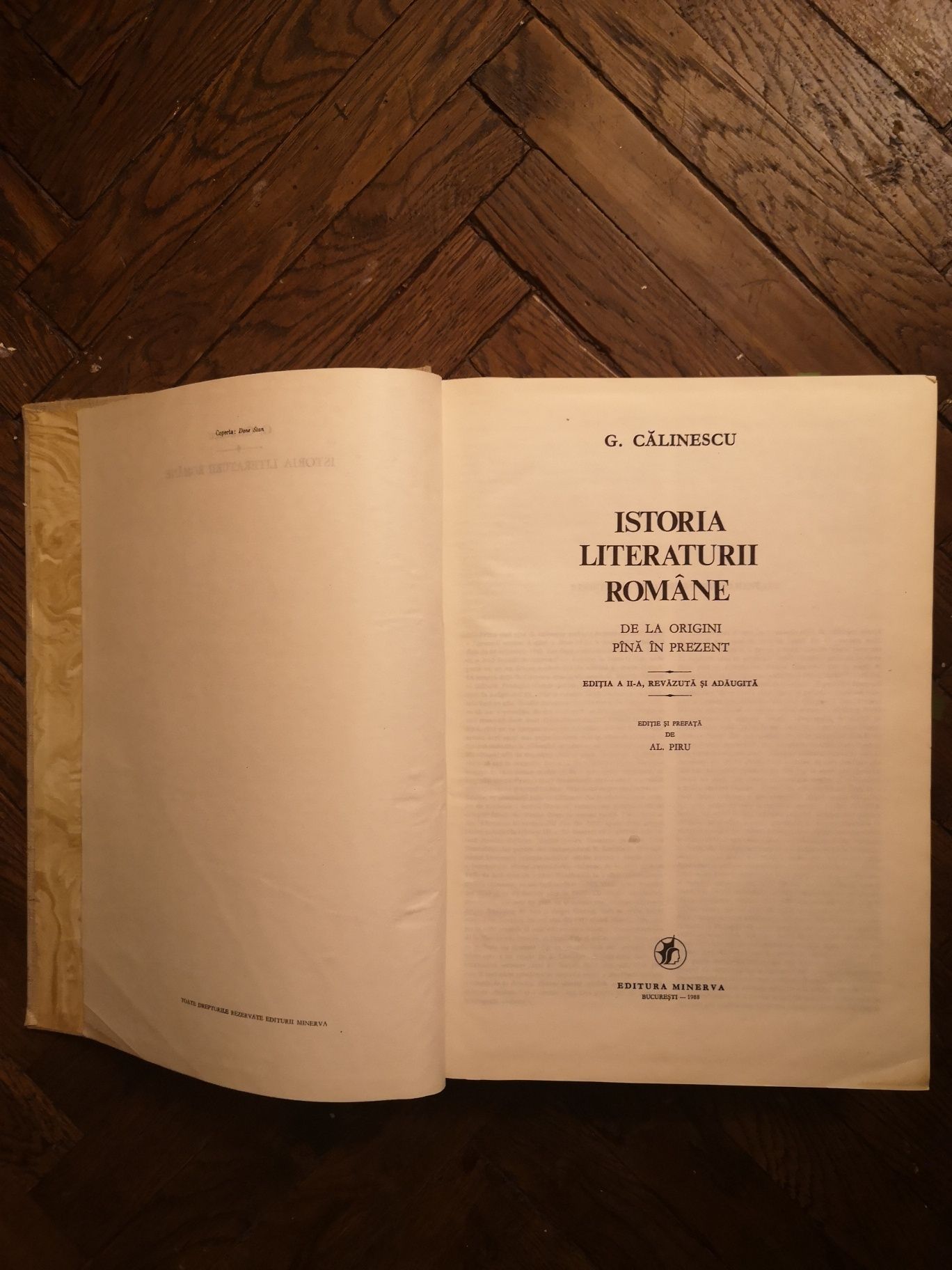 Istoria literaturii române, George Călinescu