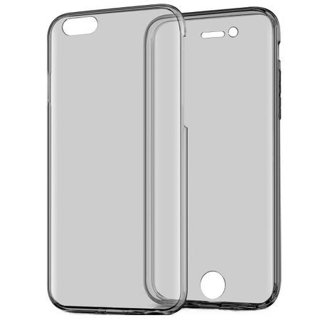 Husa Full TPU 360° fata spate iPhone 6/7/8/X, Transparent