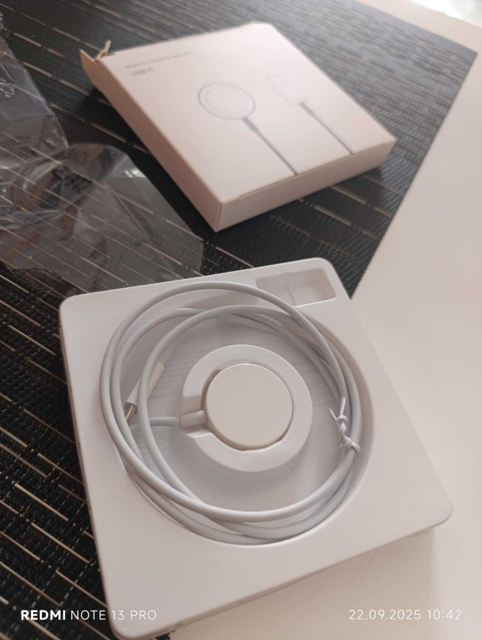 Оригинално Зарядно Кабел Адаптер USB C Apple Watch 1-6 SE 7 8 9 10SE