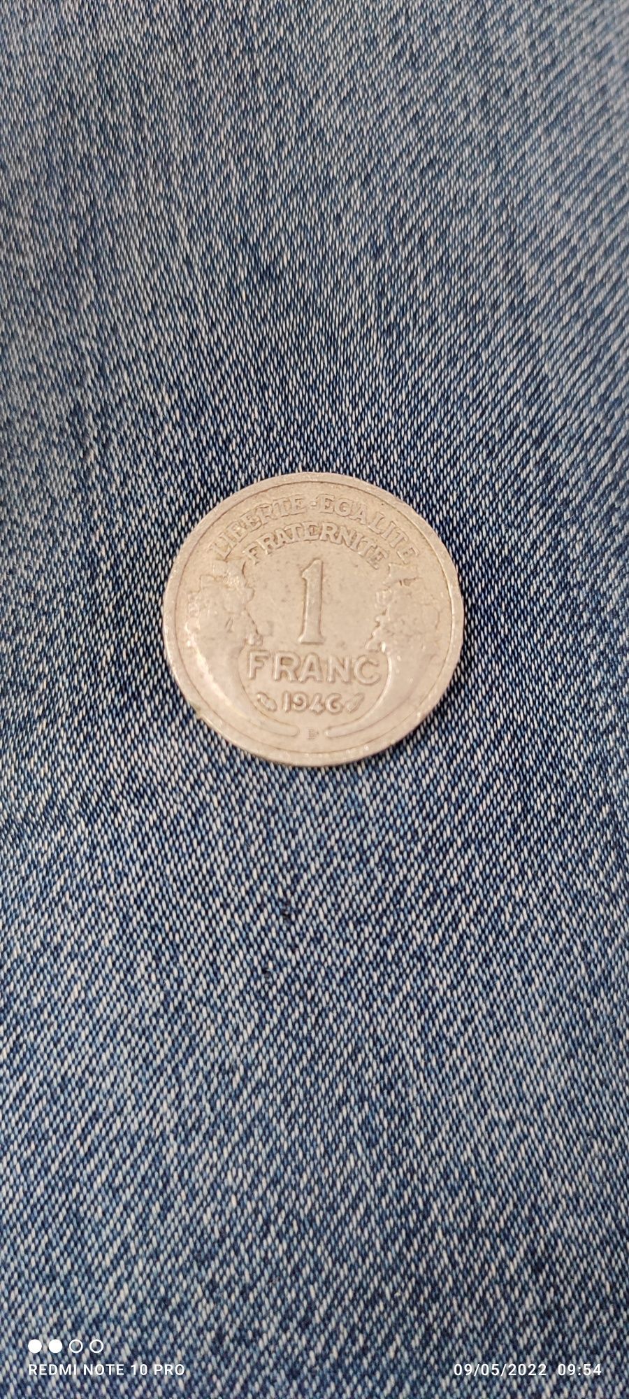 Vând moneda 1 franc 1946