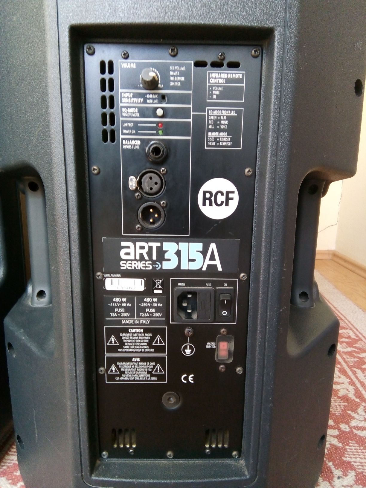 Boxe active RCF Art 315A fbt dynacord montarbo Electro Voice Behringer