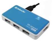 Разветвитель USB 2.0 Defender , 4 порта HUB, блок питания 2 A