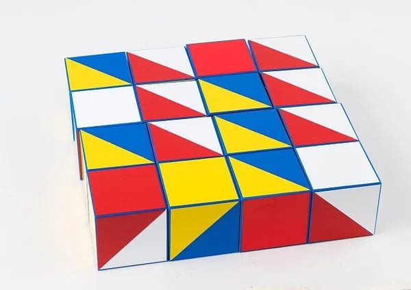 Цветные кубики Никитина "Сложи узор"