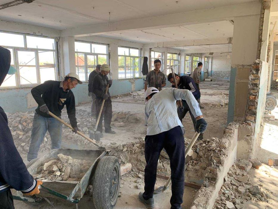 Монтаж алюкобонда, туникабонда, травертина, сборка кафеля и малярка