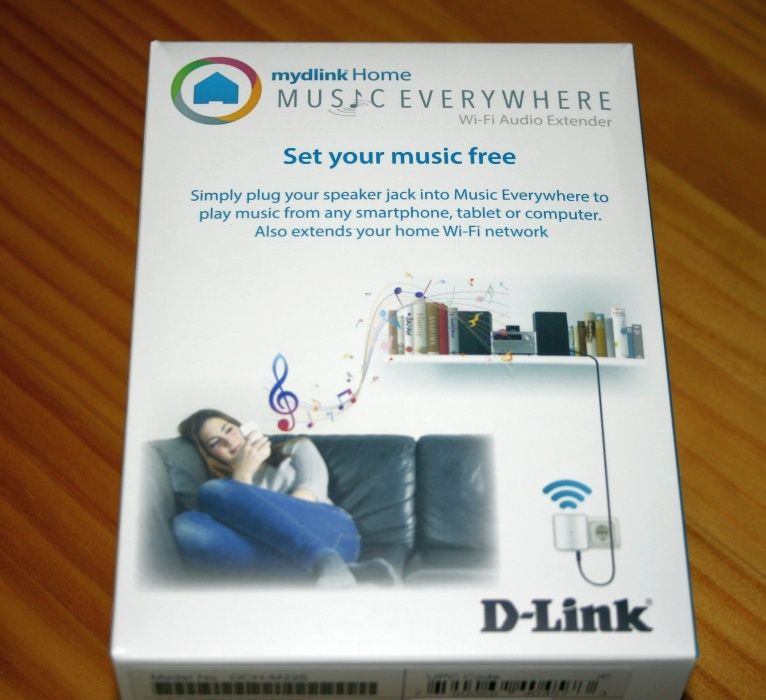 Безжичен повторител D-LINK DCH-M225E Home Music Everywhere Wi-Fi Audio