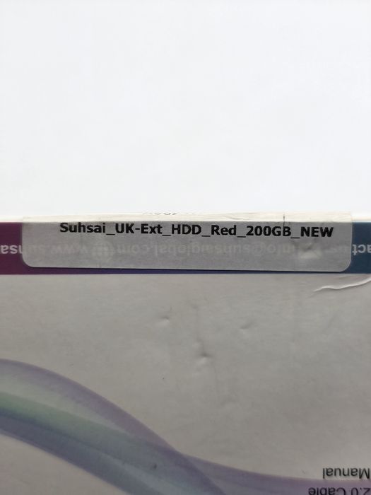 Hard disk extern SUHSAI cu stocare de date HDD de 200 GB - Expansiune