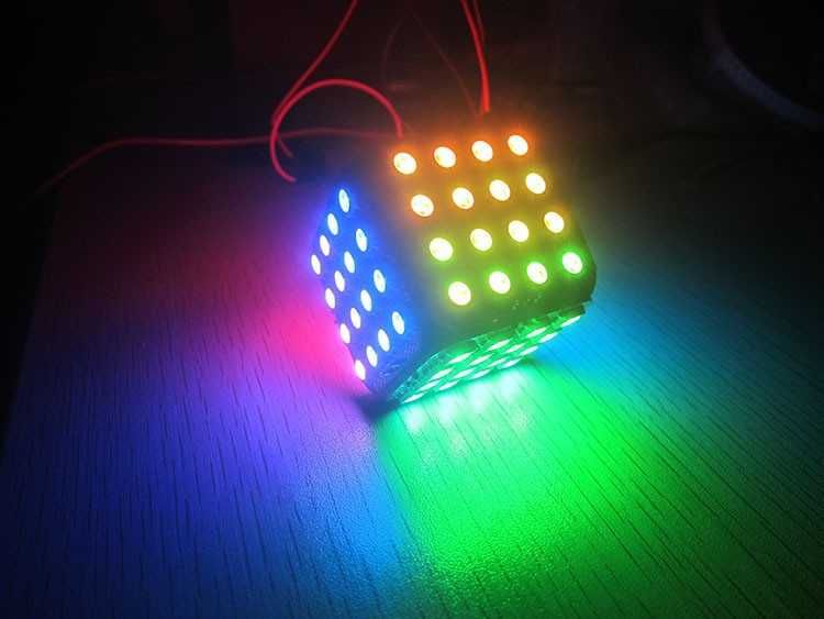 WS2815 12V Led adresabil RGB Neopixel 5050 (5mm x 5mm) digital