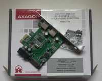 Axagon PCEU-232V адаптер за добавяне на допълнителни USB3 портове
