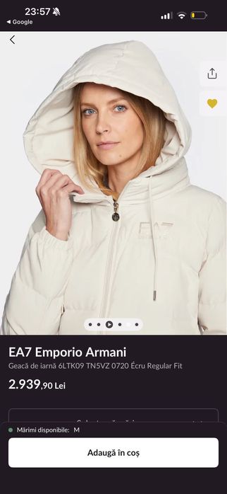 Geaca femei - Emporio Armani EA7 - xs