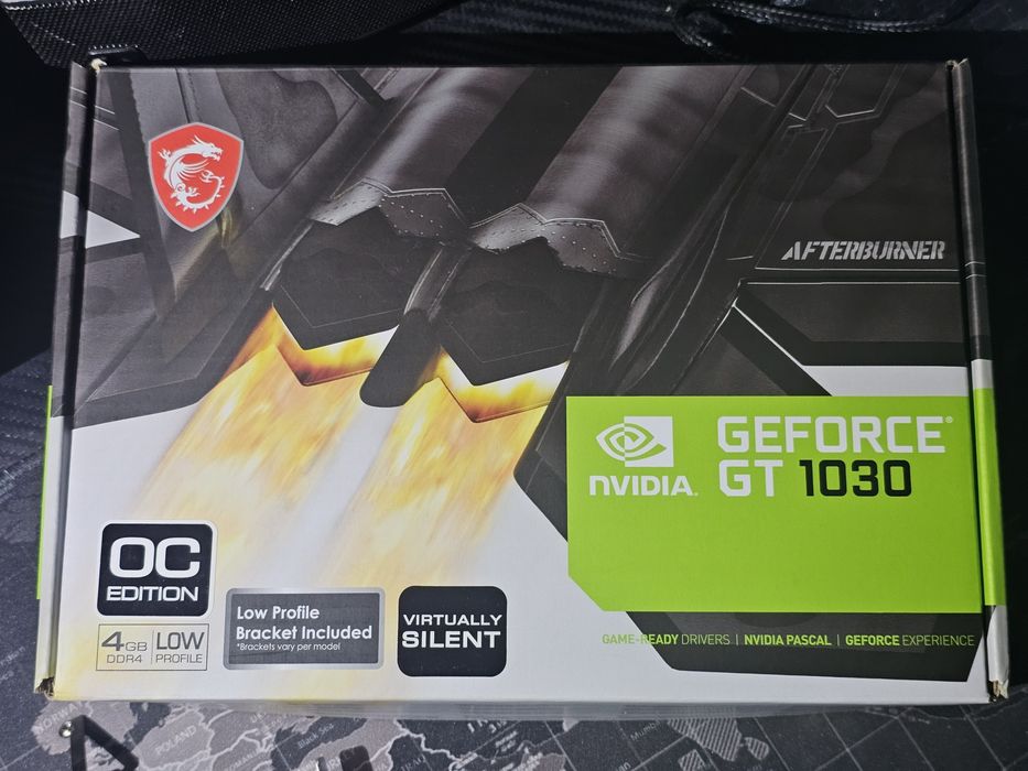 MSI GT 1030 Low Profile 4GB Silent