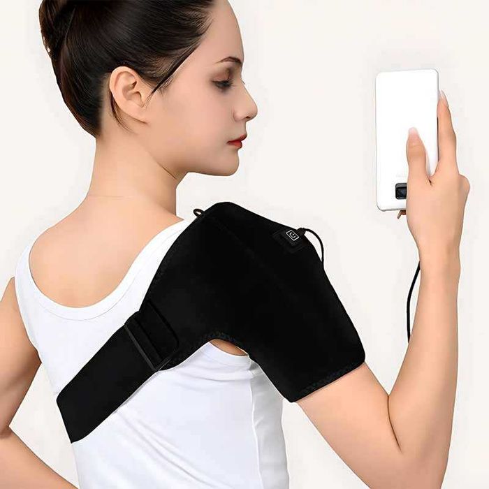Ортеза за рамо с отопление – 3 нива на загряване, USB захранване