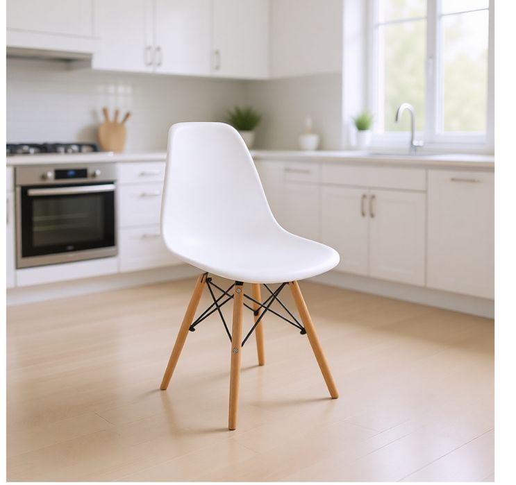 Стул C06, 80x46x40 см, белый 1 шт